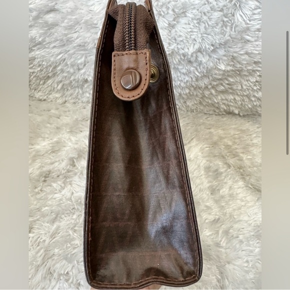 Mario Valentino Brown Leather Clutch - Picture 5 of 8